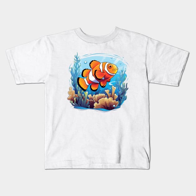 Clownfish Kids T-Shirt by zooleisurelife